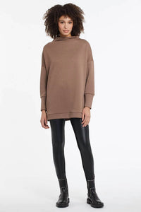 Tribal - Verona Vegan Leather Combination Leggings