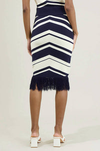 Sugarlips - Lydia Striped Midi Skirt