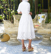 Frank & Eileen - Grace Midi Eyelet Dress