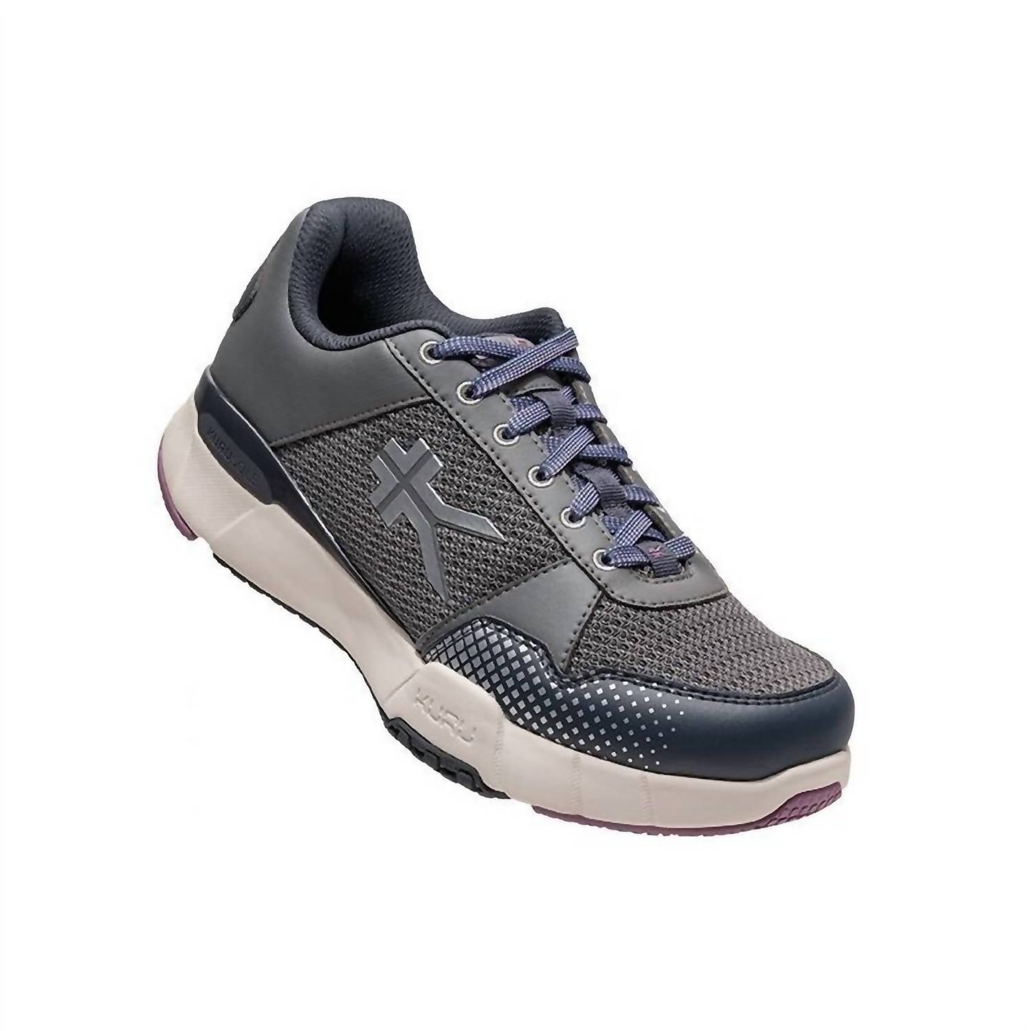 KURU Women's Quantum Walking Sneakers in pewter night sky 2 0 - women's shoe - detail view