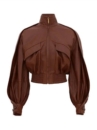 Zimmermann - Luna Leather Bomber Jacket