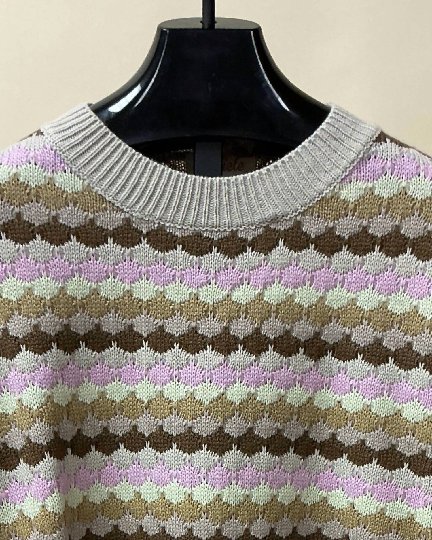 Listicle - Women's Striped Dot Knit Sweater