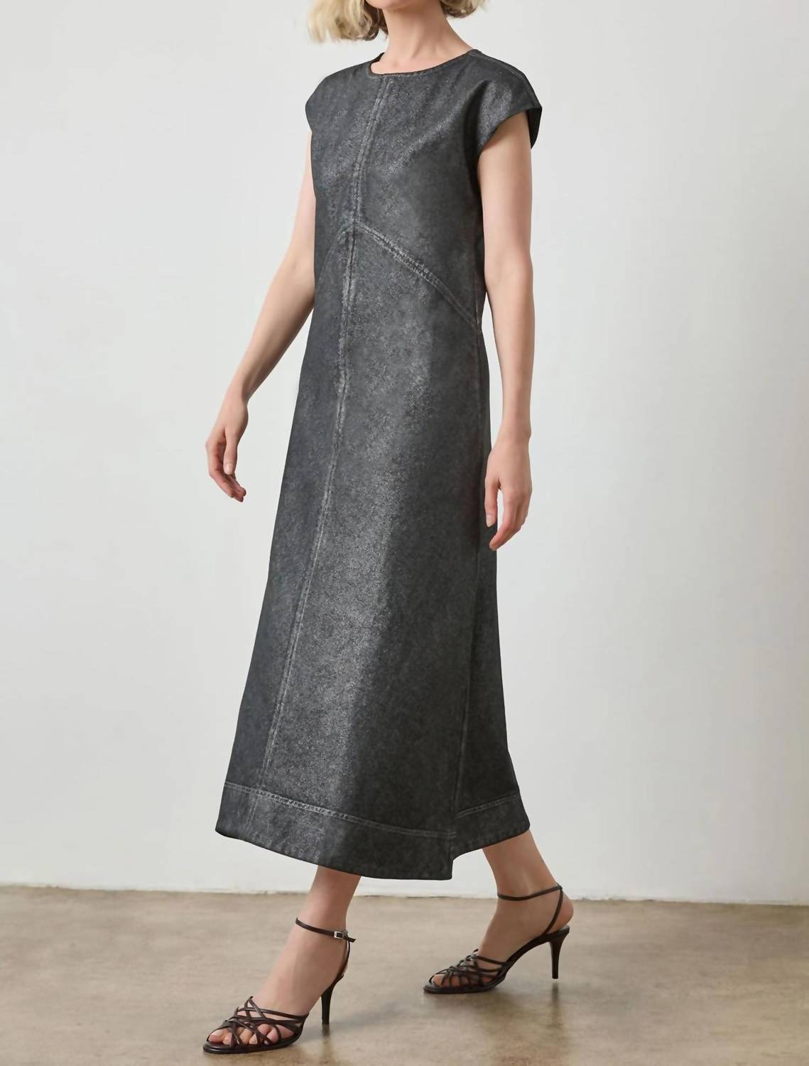 Lilla P - Metallic Seamed Dress