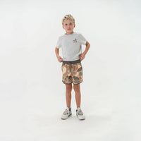 Burlebo - Kid's Print Compression Liner Swim Trunks