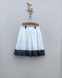 Mademoiselle Charlotte - Kid's Lace Trim Skirt