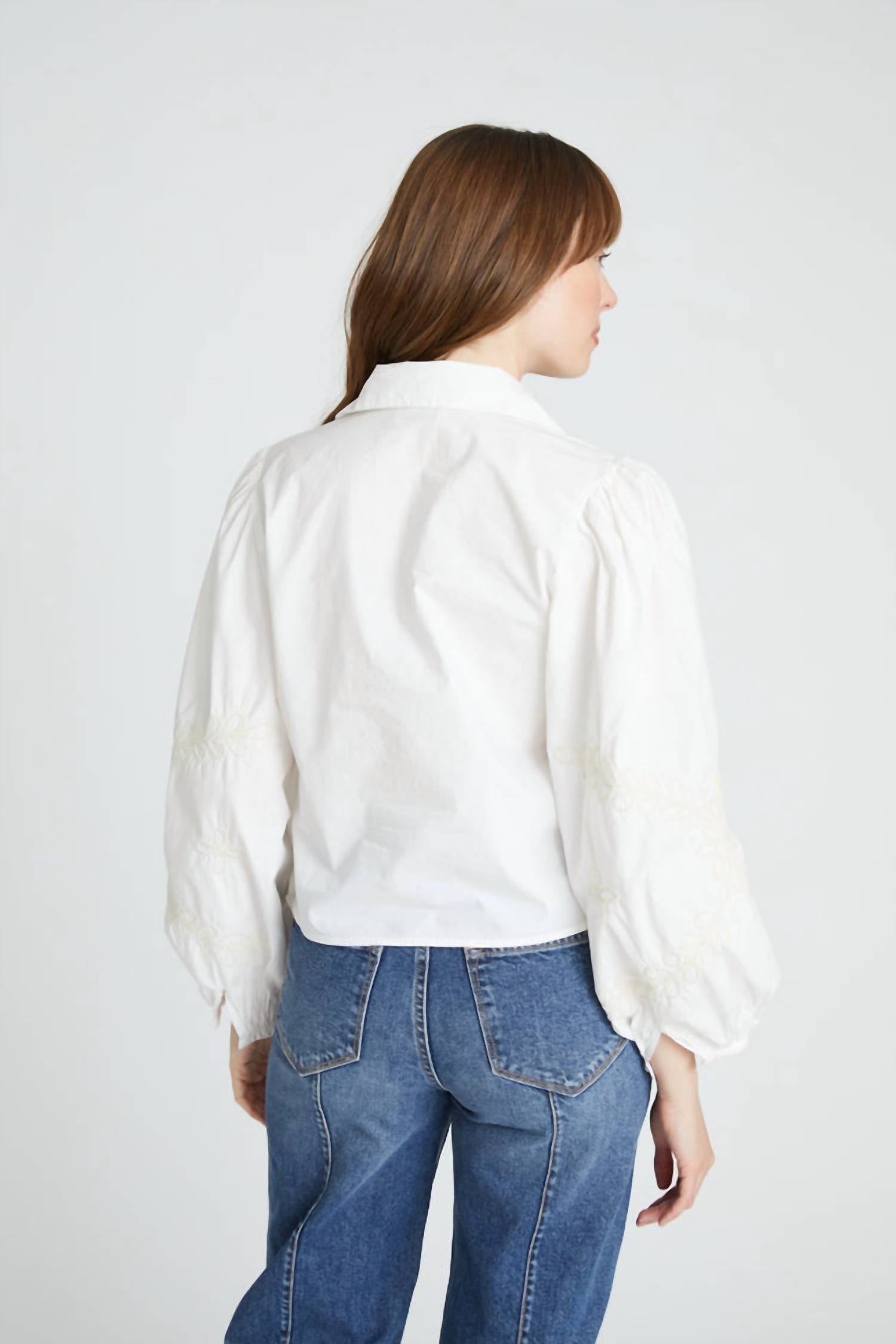 Driftwood - Poplin Top