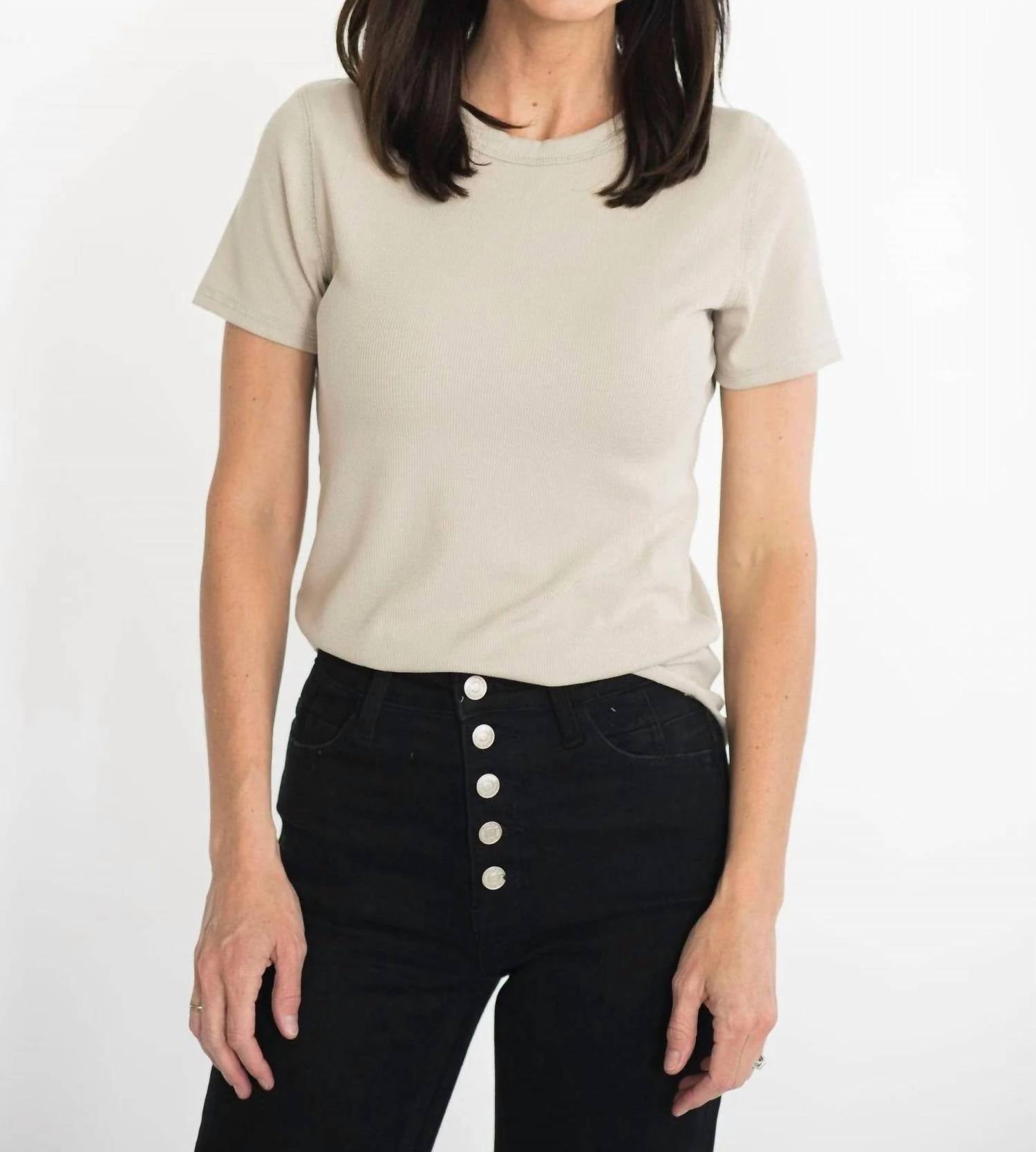 Tea N Rose - Women's Rhea High Rise Cropped Jeans