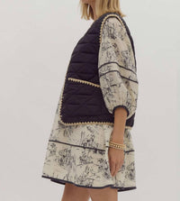 Entro - Scalloped Trim Vest