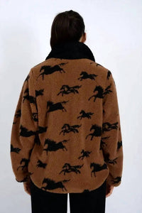 Rd Style - Joline Sherpa Zip Front Jacket