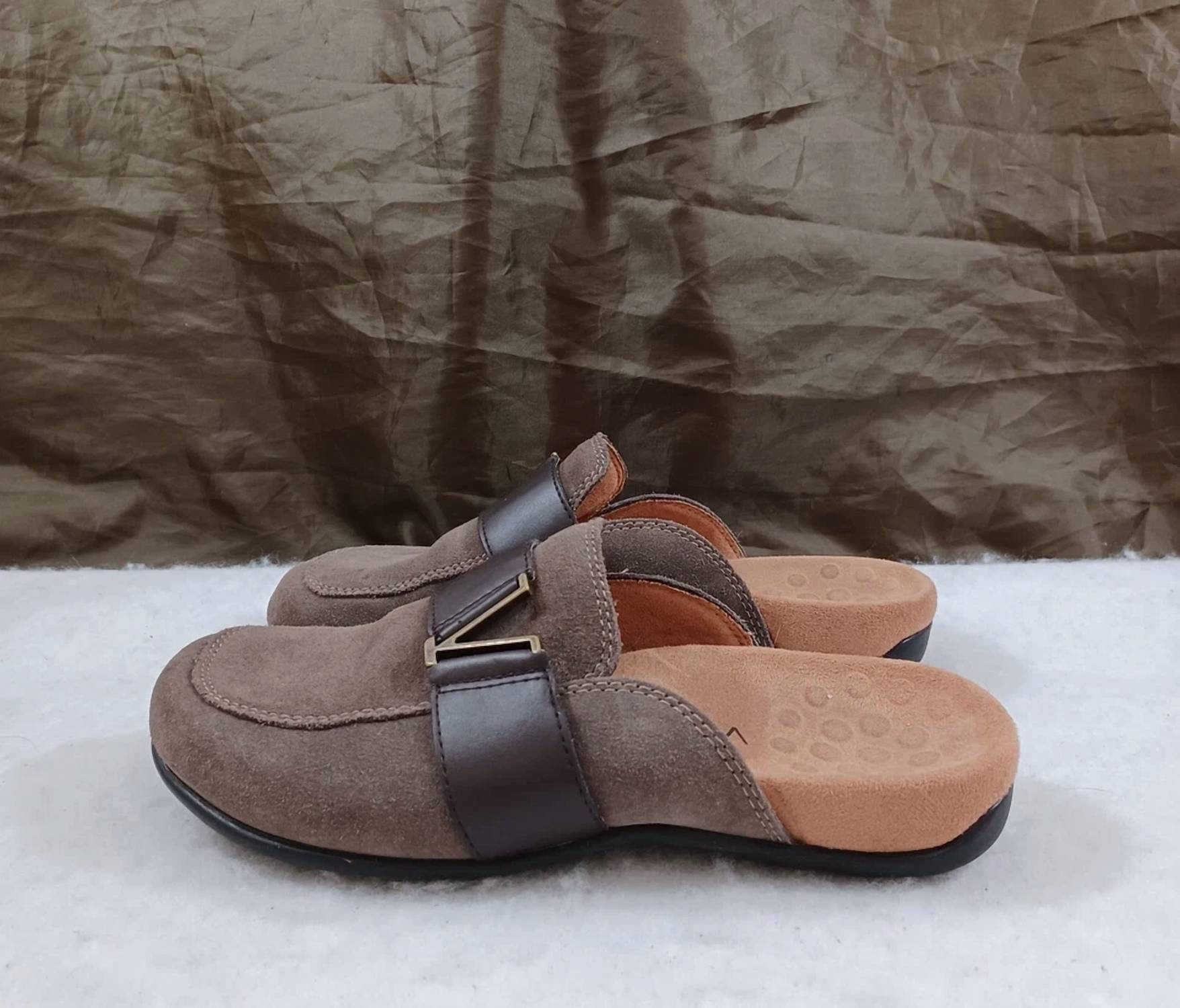 VIONIC Women's Rest Maude Mules in greige - women's shoe - view 6