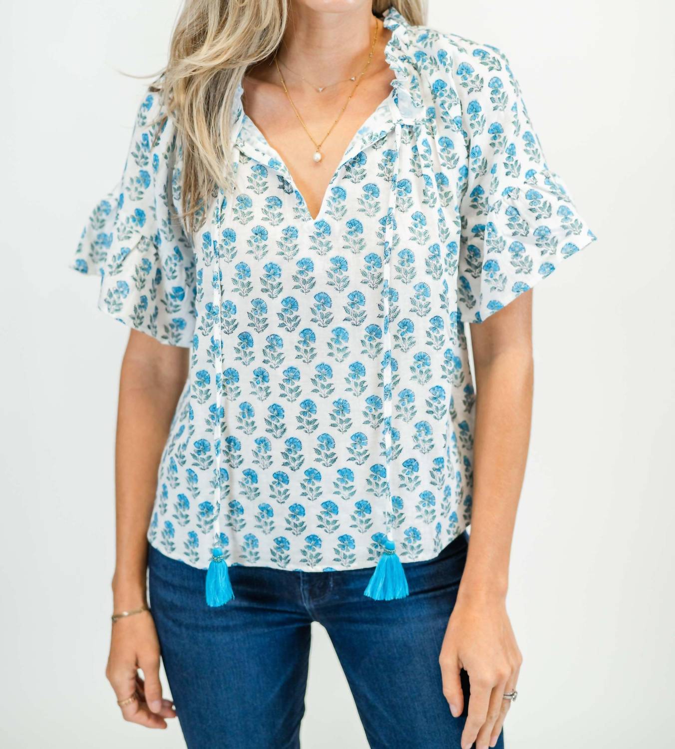 Victoria Dunn - Bristol V-neck Blouse