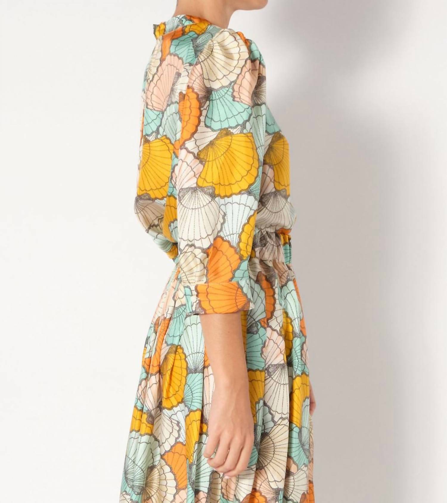 La Prestic Ouiston - Mona Balloon Three-quarter Sleeves Blouse