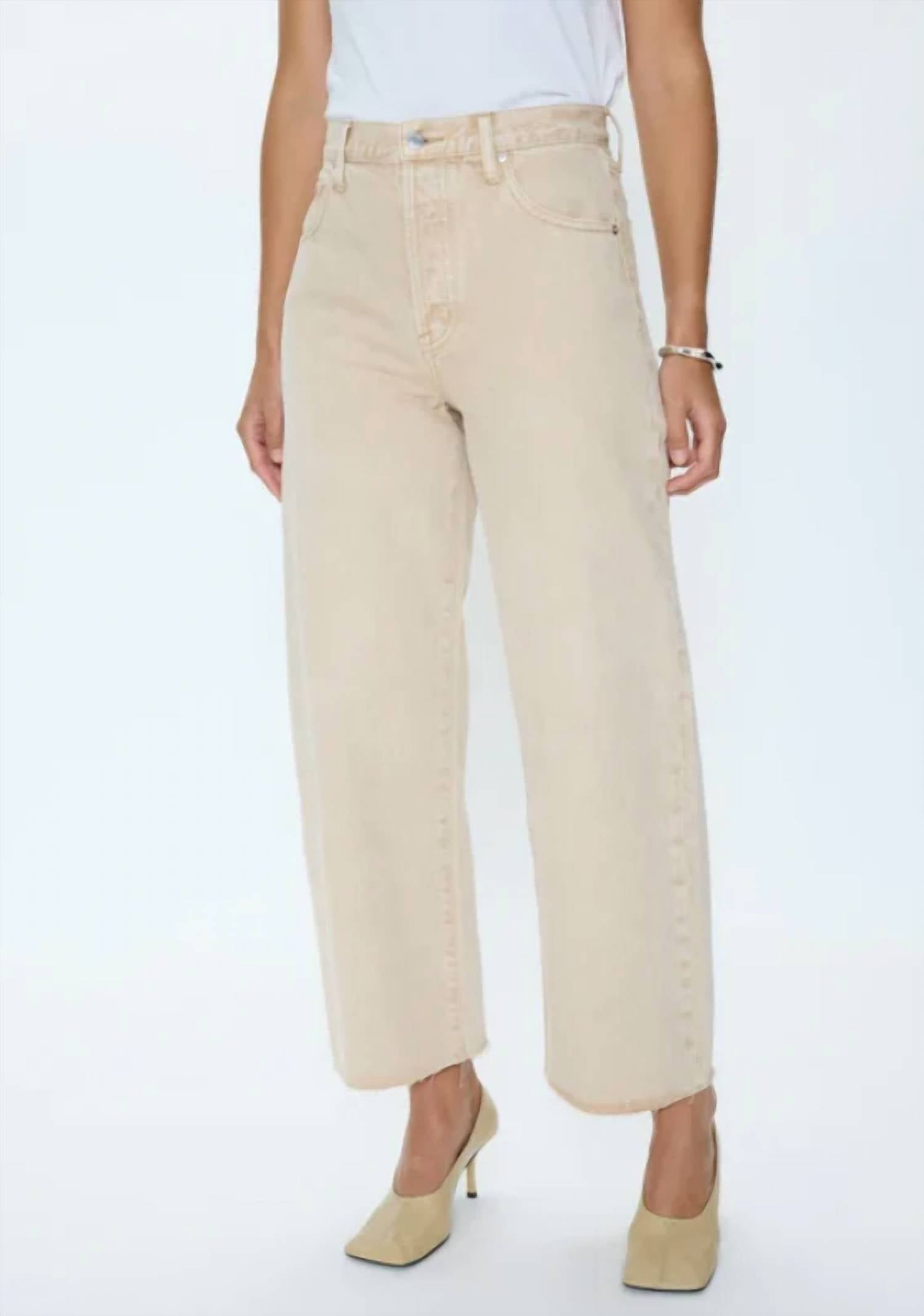 Pistola - Tate Crop Bowed Wide Leg Jean