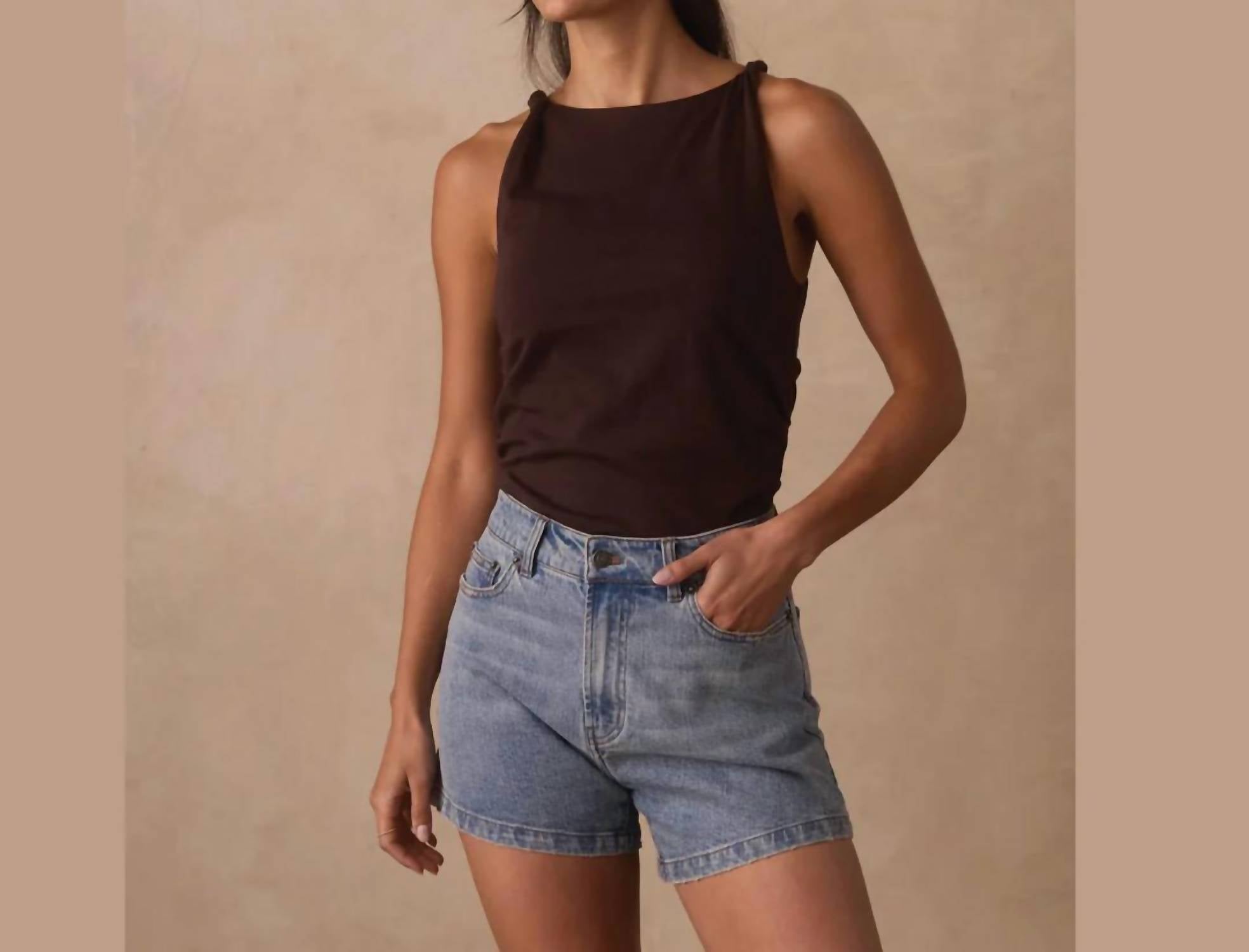 The Normal Brand - Jersey Draped Tank Top