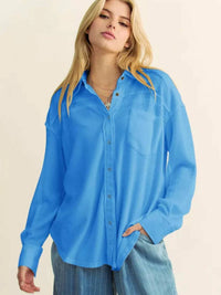 Davi & Dani - Washed Button Down Shirt