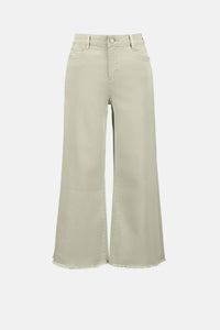 Joseph Ribkoff Goldie Wide Leg Cropped Jeans in seafoam - women's jeans - alternate view