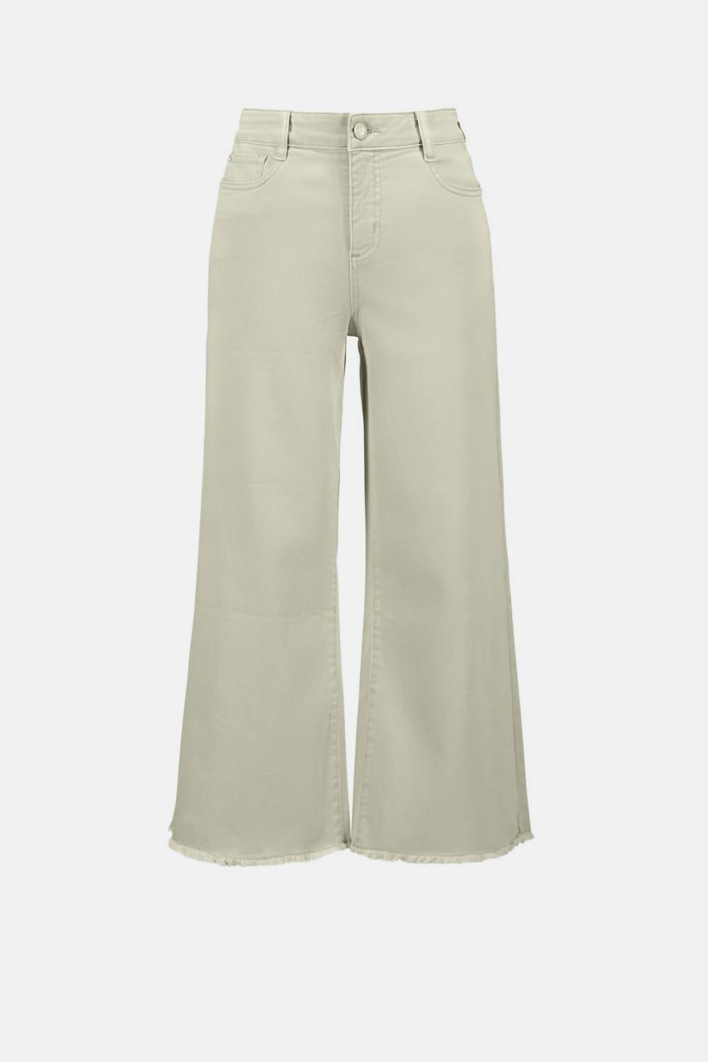 Joseph Ribkoff Goldie Wide Leg Cropped Jeans in seafoam - women's jeans - alternate view