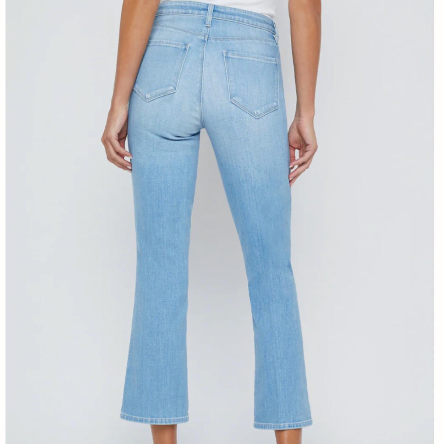L'Agence - Tati High Rise Crop Micro Boot Jeans