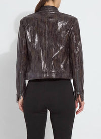 Lysse - Bennett Patent Foil Vegan Leather Jacket