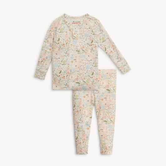 Magnetic Me - Baby Girls Long Sleeve Pajama Set With Ruffle