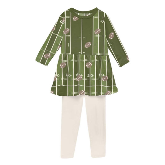 Kickee - Girl's Long Sleeve Playtime Outfit Set