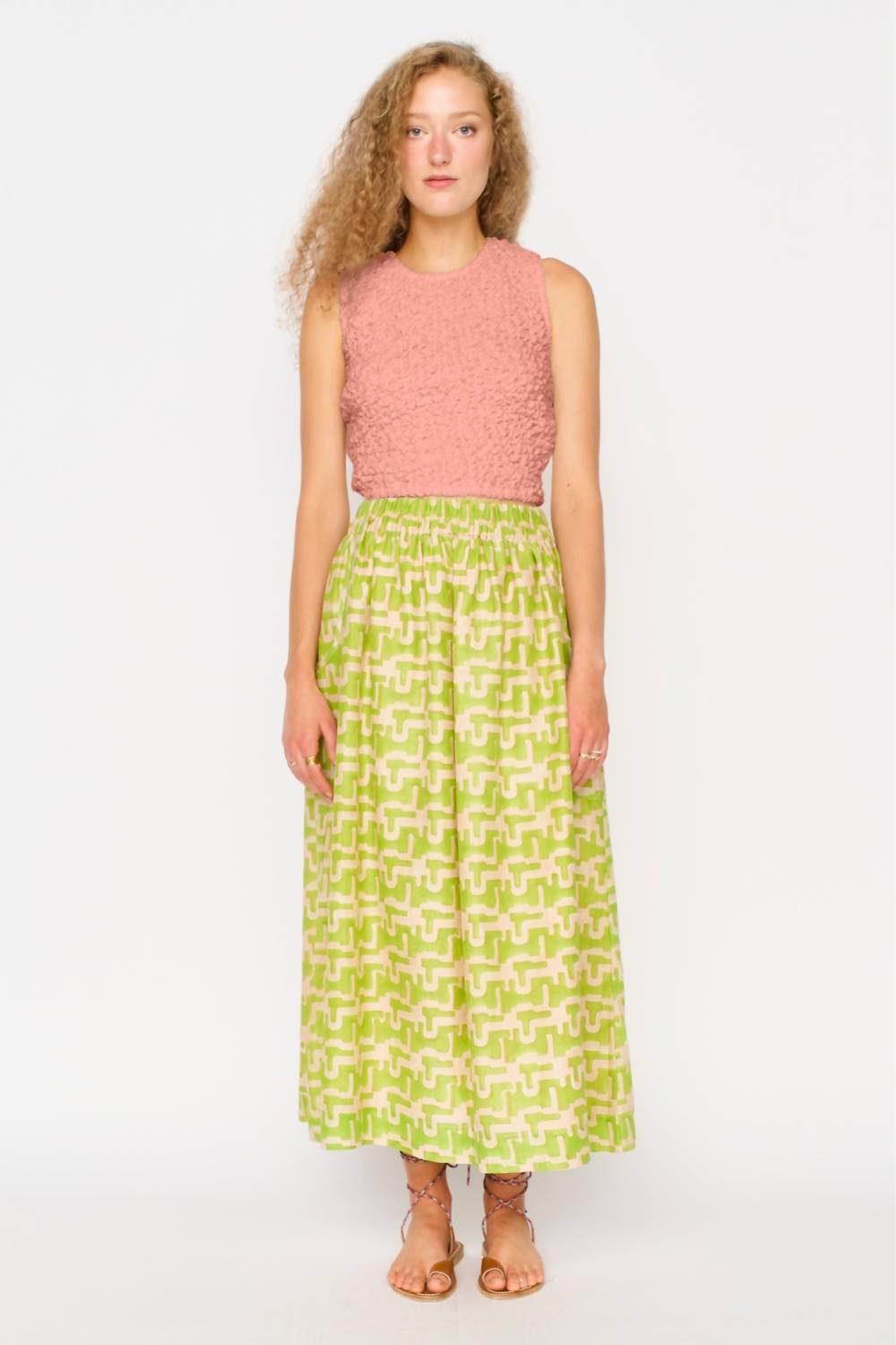 Mirth - Lucia Smocked Top