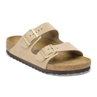 Birkenstock - Unisex Arizona Nubuck Soft-Footbed sandal - Narrow