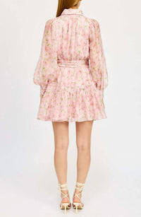 En Saison - JOSETTE MINI LONG SLEEVE DRESS