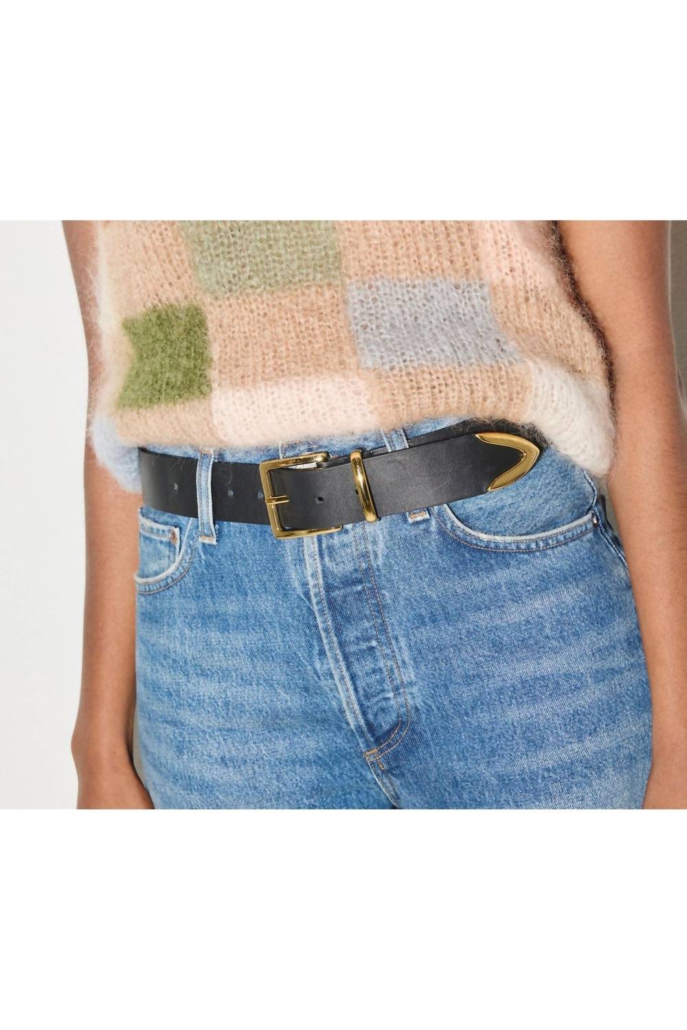 FREDA SALVADOR Women's Randy Belt in black - women's accessory - view 4