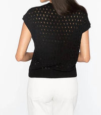 Kinross - Braided Cable Sleeveless Crew Pullover