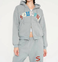 The Mayfair Group - Soulful Two-way Zip-up Hoodie