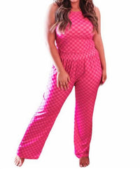 Jess Lea - Check Yourself Checkered Lounge Set
