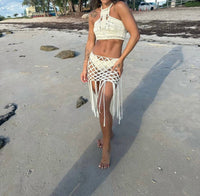Zoew - Mermaid Cropped Handmade 2 Piece Set