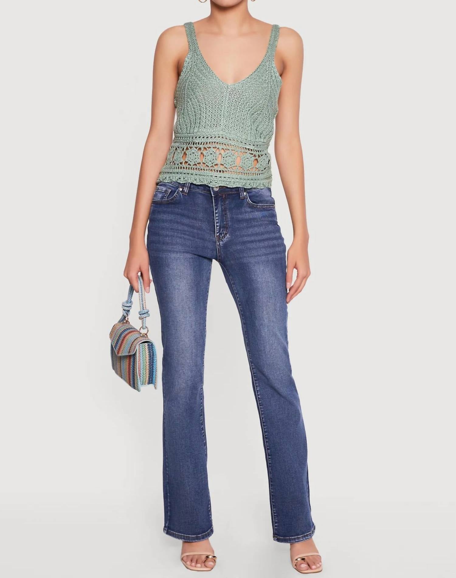 Hyfve - Sleeveless V Neck Crochet Top