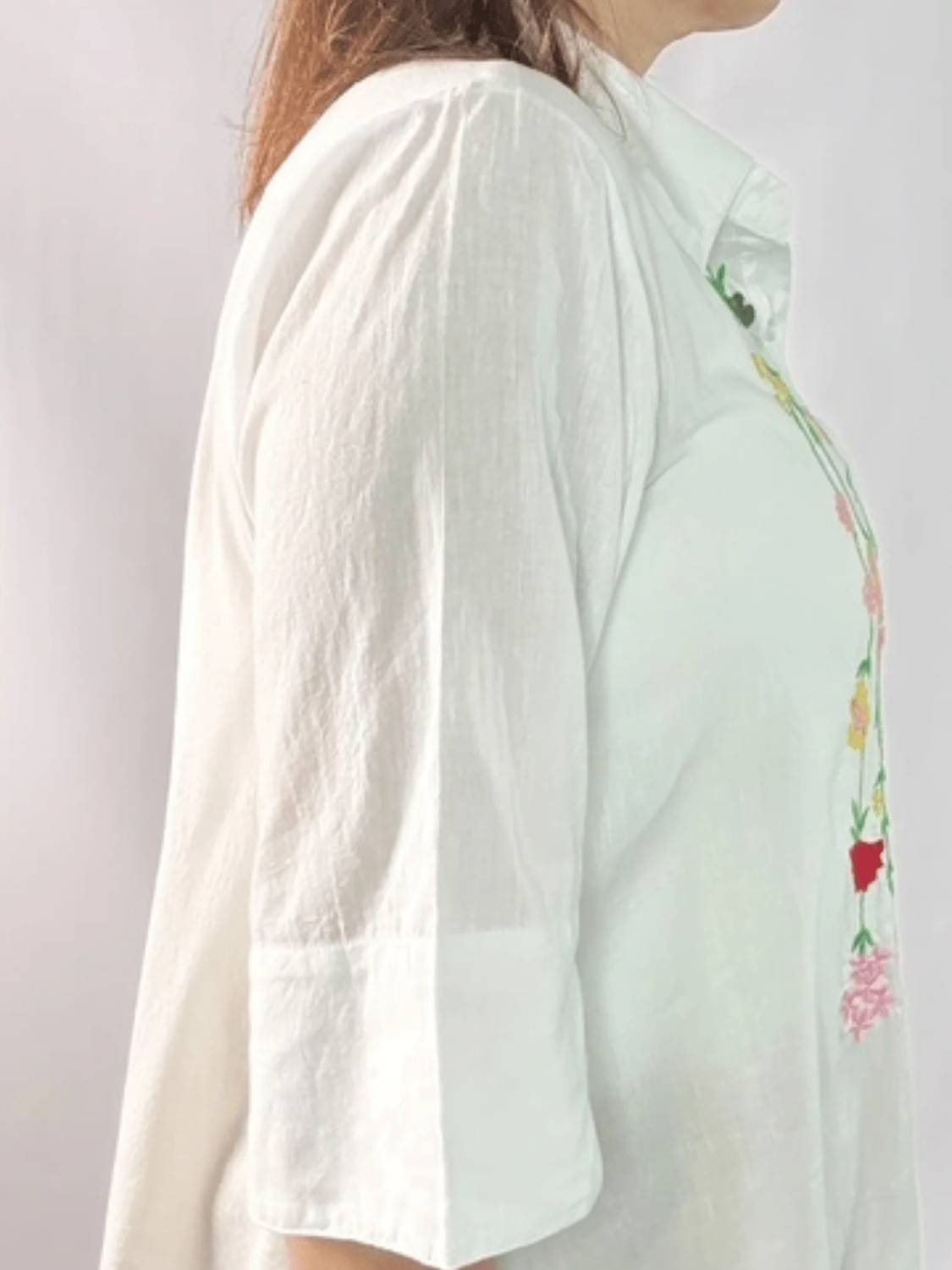 Pol - Desert Bloom Embroidered Tunic