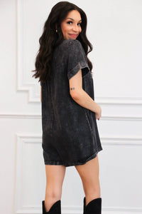 Day + Moon - Every Day Casual Washed Denim Romper