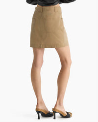 Atm - Cotton Twill Pencil Skirt