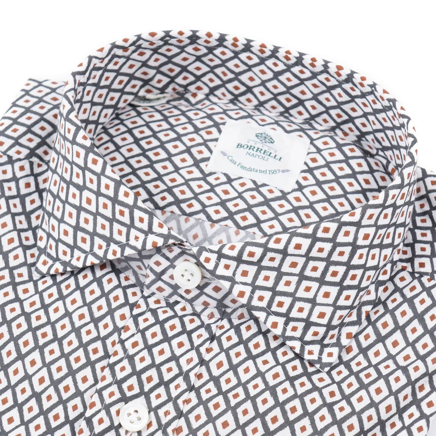 Luigi Borrelli Napoli - Men's Slim-fit Lightweight Cotton Shirt