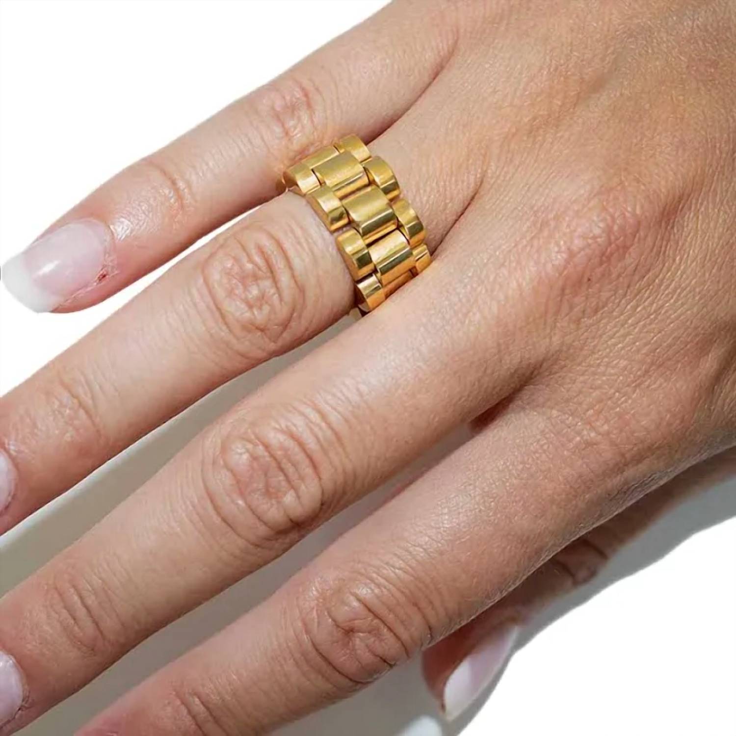 Omg Blings - Women's Watch Band Ring