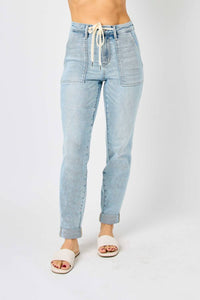Judy Blue - High Waist Double-cuffed Jogger