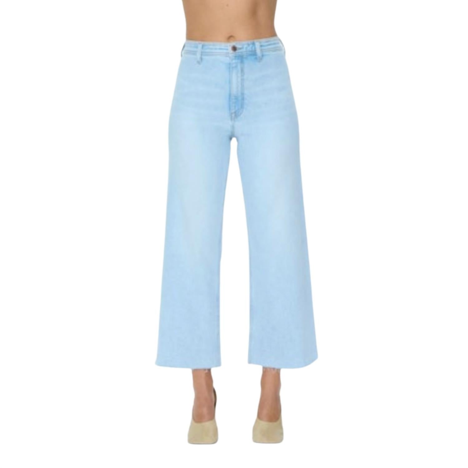 Pistola - Penny Crop High Rise Wide Leg Jean
