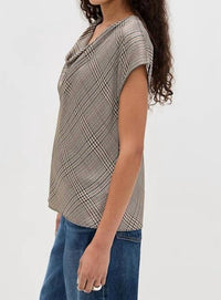 Vince - Pressed Plaid Blouse