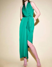 Joseph Ribkoff - Halter Neck Dress With Cascade Detail
