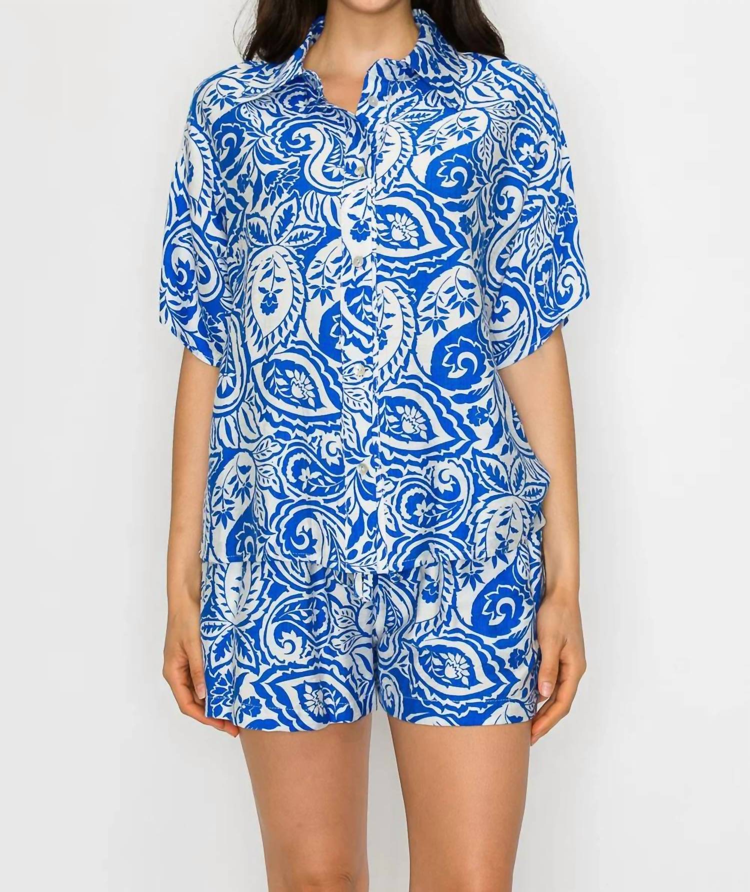 Meet Me In Santorini - Athena Top