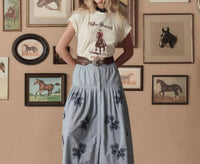 The Great. - Stetson Graphic Boxy Crew Top