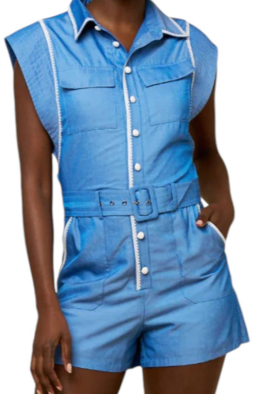 Ciebon - Karissa Denim Effect Romper