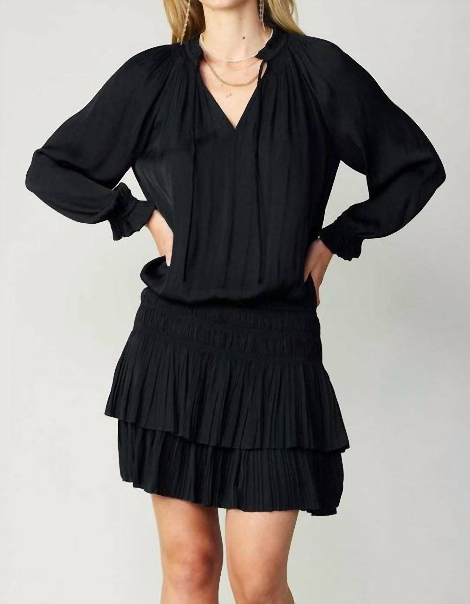 Current Air - Shira Pleated Mini Dress
