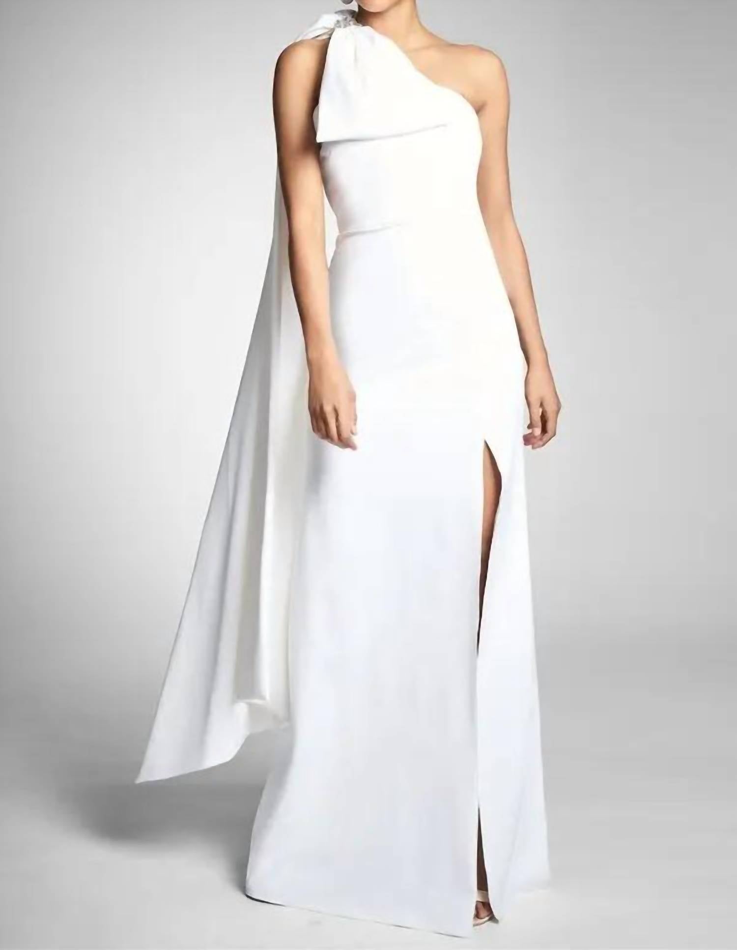 Sachin & Babi - Valeria Single-shoulder Gown