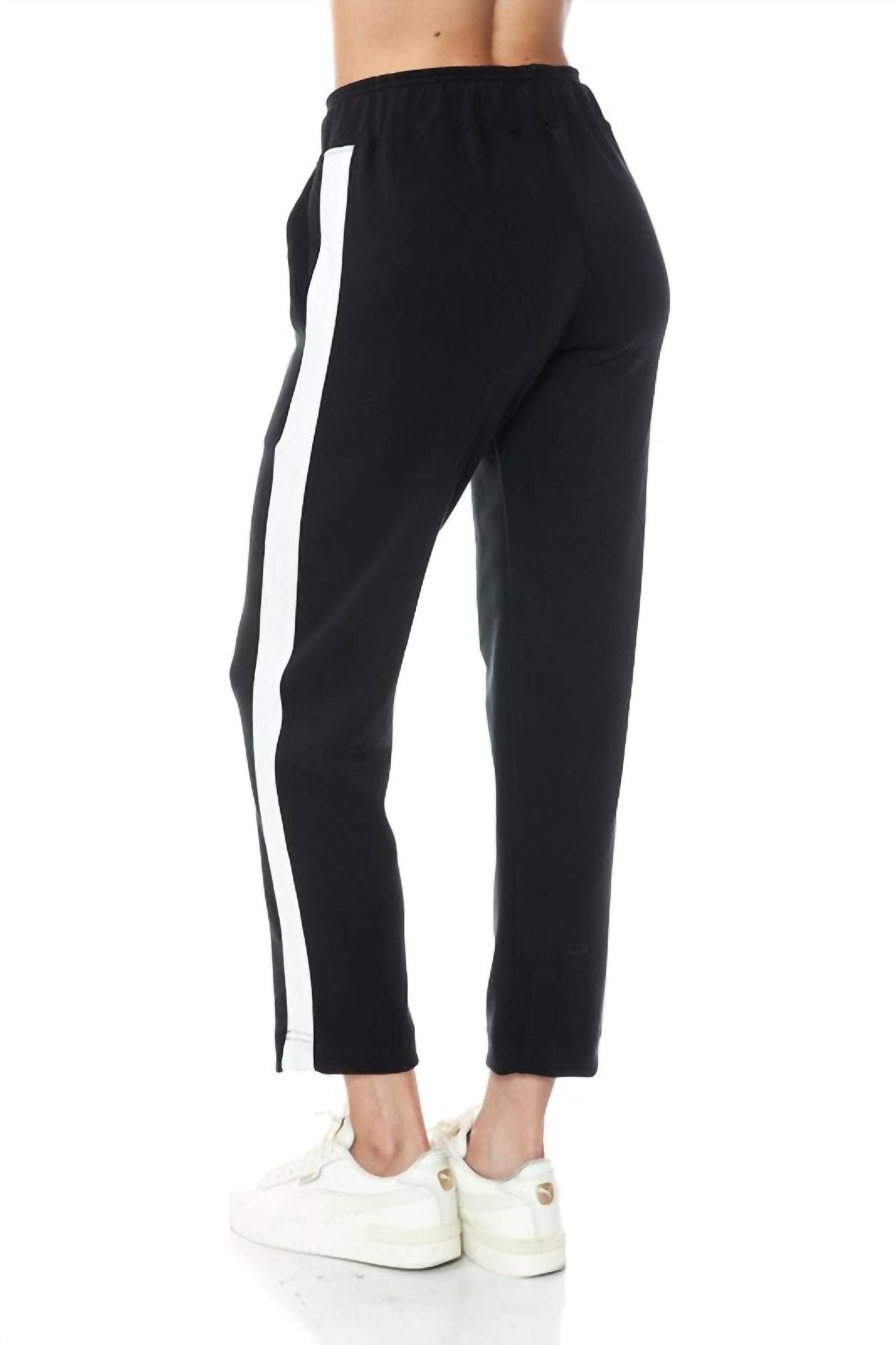 ariella Straight Leg Scuba Pant in black - women's jeans - view 6