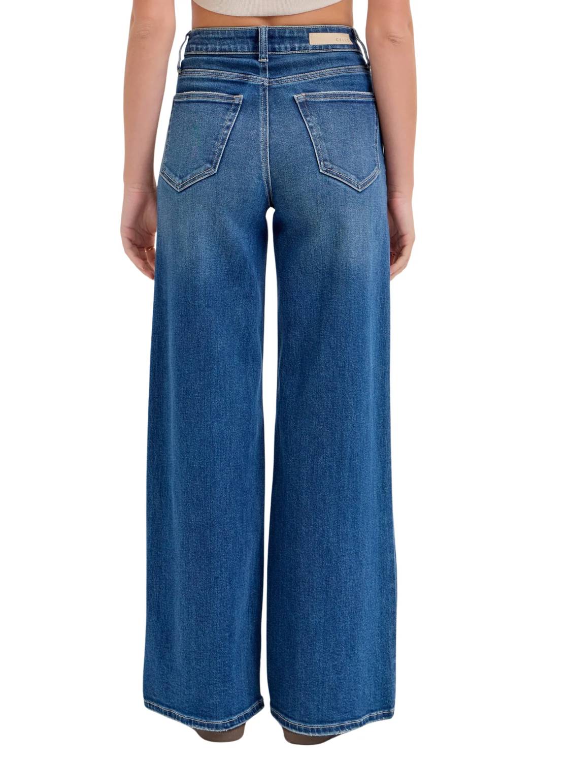 Cello - Skyline Stride High Rise Wide Leg Jeans